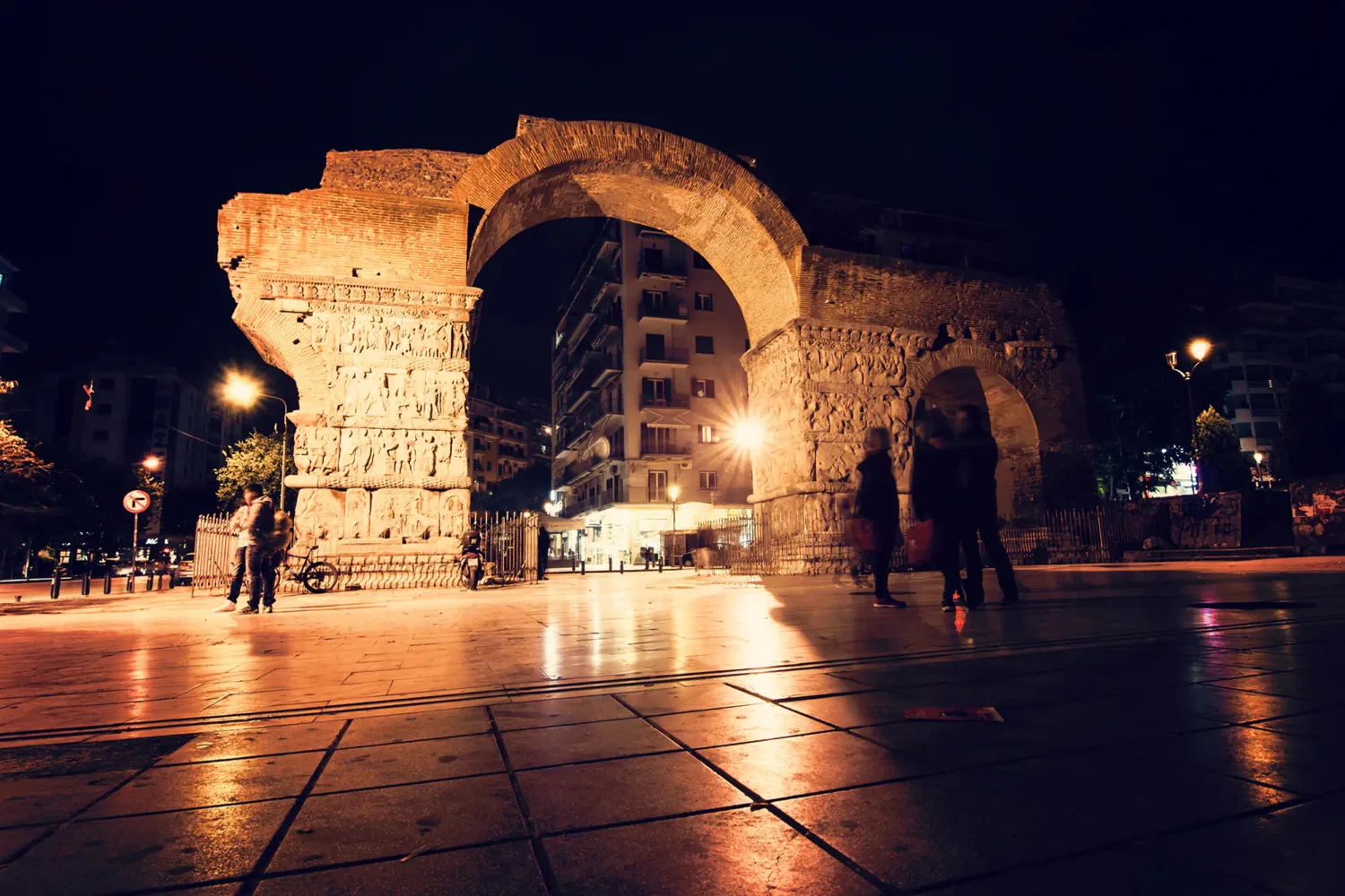 Arch of Galerius in Thessaloniki, Greece, Unesco Heritage Site